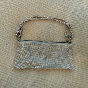 Amazon Silver Mesh Shoulder Bag